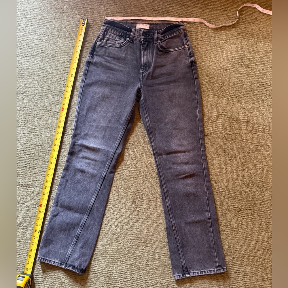 We The Free boot cut jeans in washed black